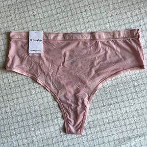 Calvin Klein High Waisted Thong Panties size s